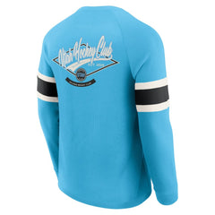 Utah Hockey Club Darius Rucker Collection by Fanatics Waffle-Knit Raglan Long Sleeve Henley T-Shirt Light Blue