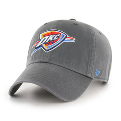 Oklahoma City Thunder '47 Core Logo Clean Up Adjustable Hat - Charcoal | 47 brand online