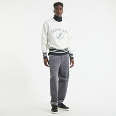 Tampa Bay Lightning Todd Snyder by Fanatics Relaxed Canadian Fleece Crew Heather Gray