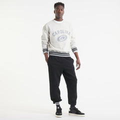 Carolina Hurricanes Todd Snyder by Fanatics Relaxed Canadian Fleece Crew Heather Gray