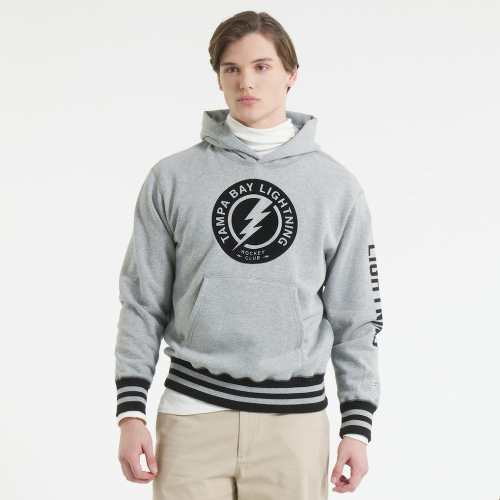 Tampa Bay Lightning Todd Snyder by Fanatics Relaxed Canadian Fleece Hoodie Athletic Heather Gray