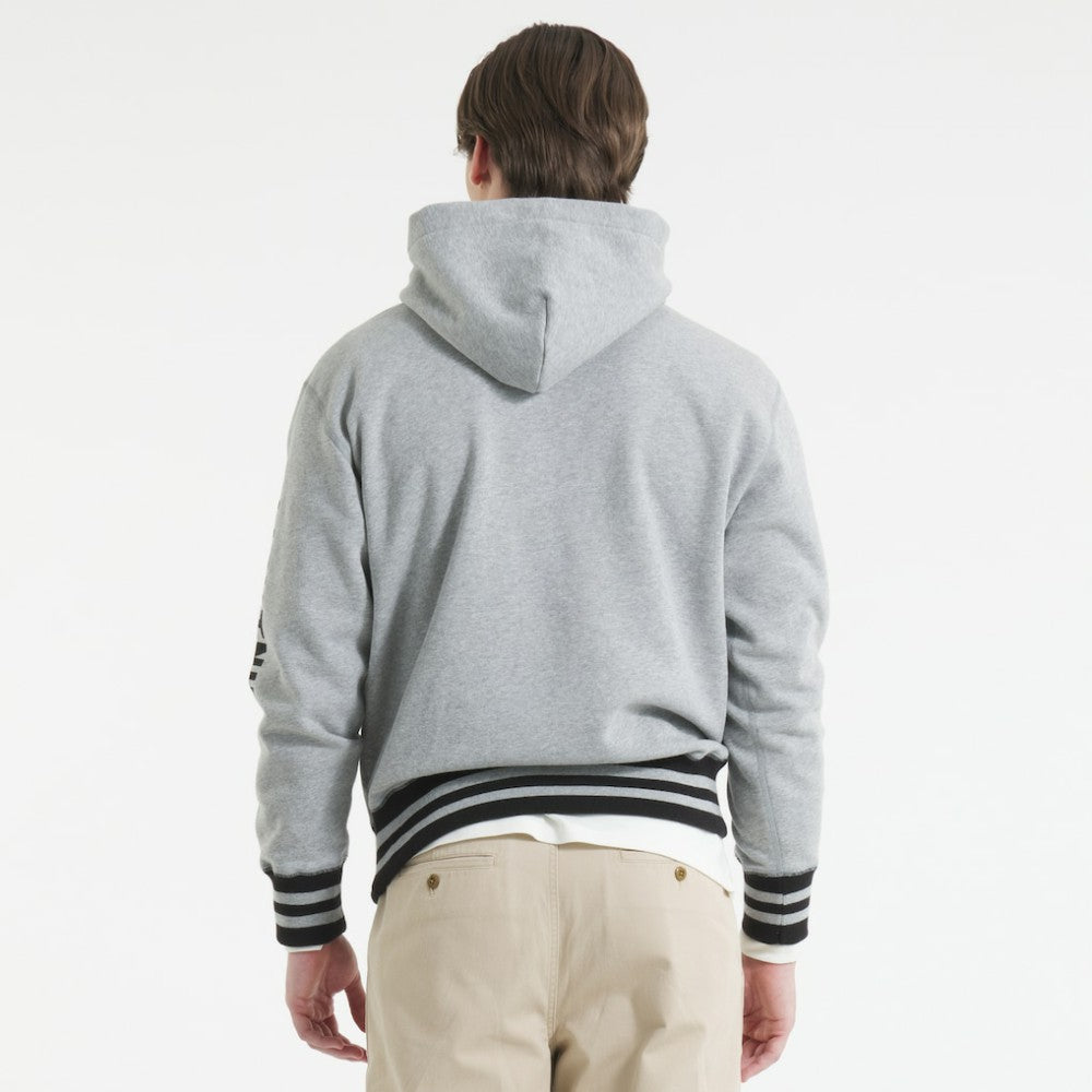 Tampa Bay Lightning Todd Snyder by Fanatics Relaxed Canadian Fleece Hoodie Athletic Heather Gray