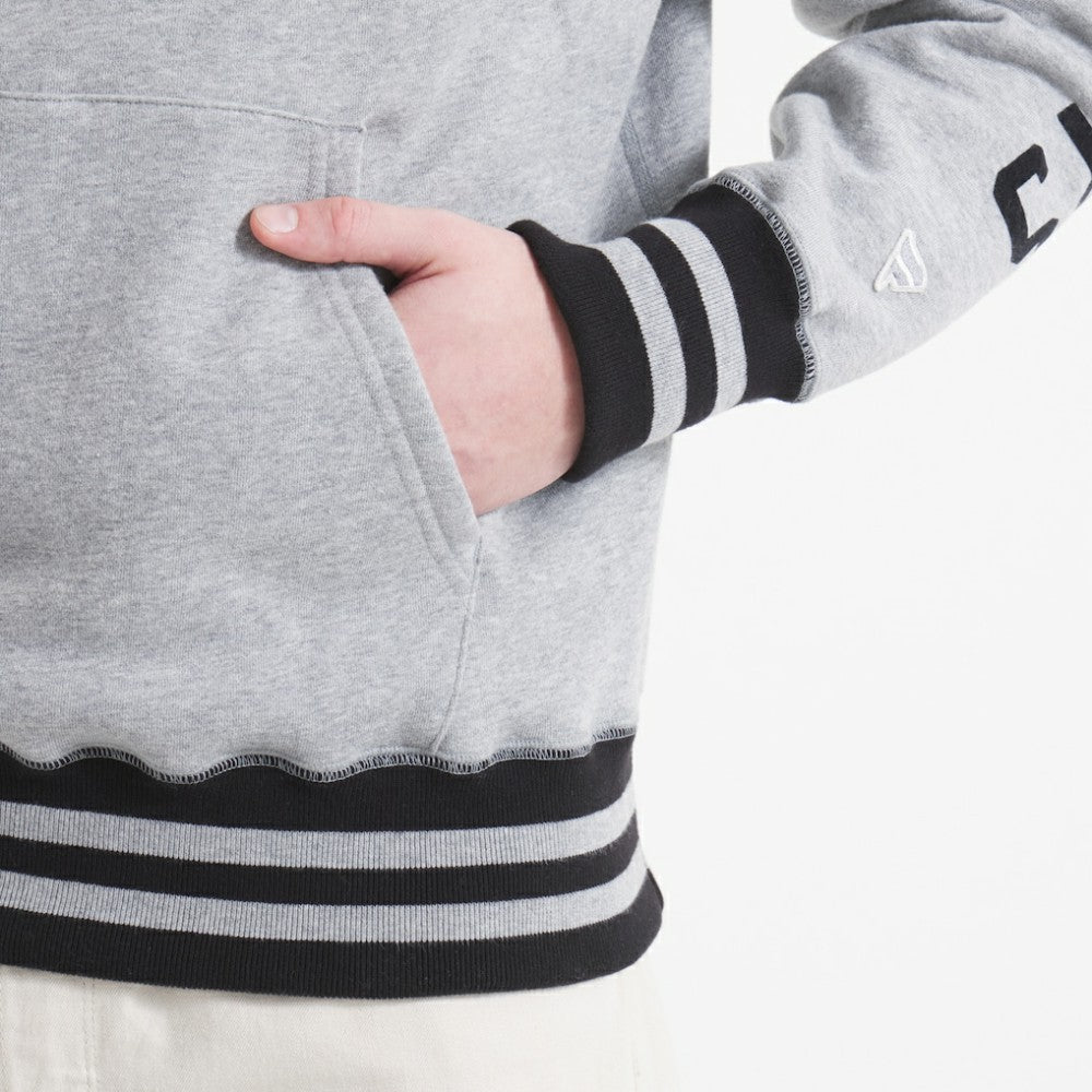 Edmonton Oilers Todd Snyder by Fanatics Relaxed Canadian Fleece Hoodie Athletic Heather Gray