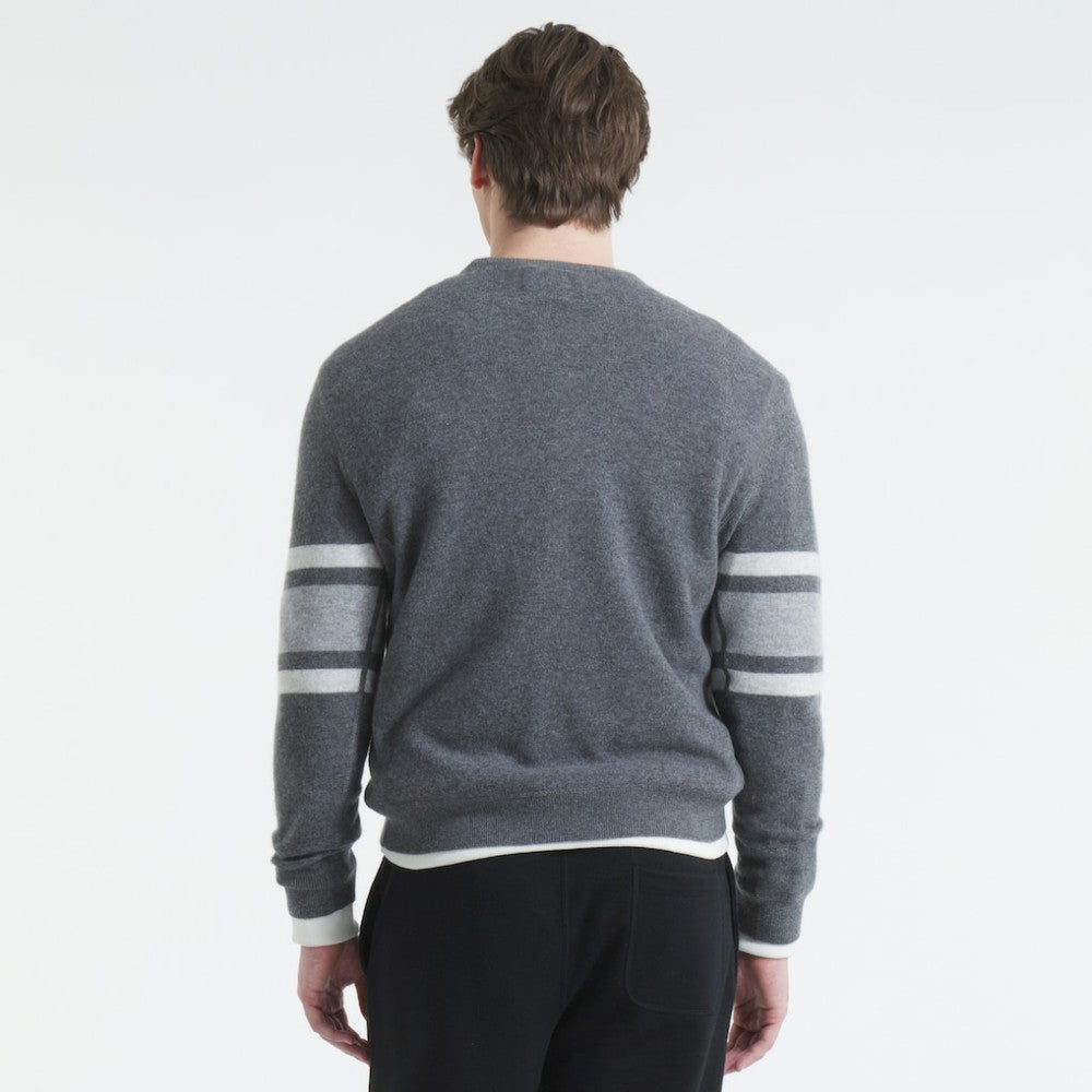 Los Angeles Kings Todd Snyder by Fanatics Cashmere Crew Sweater Heather Gray