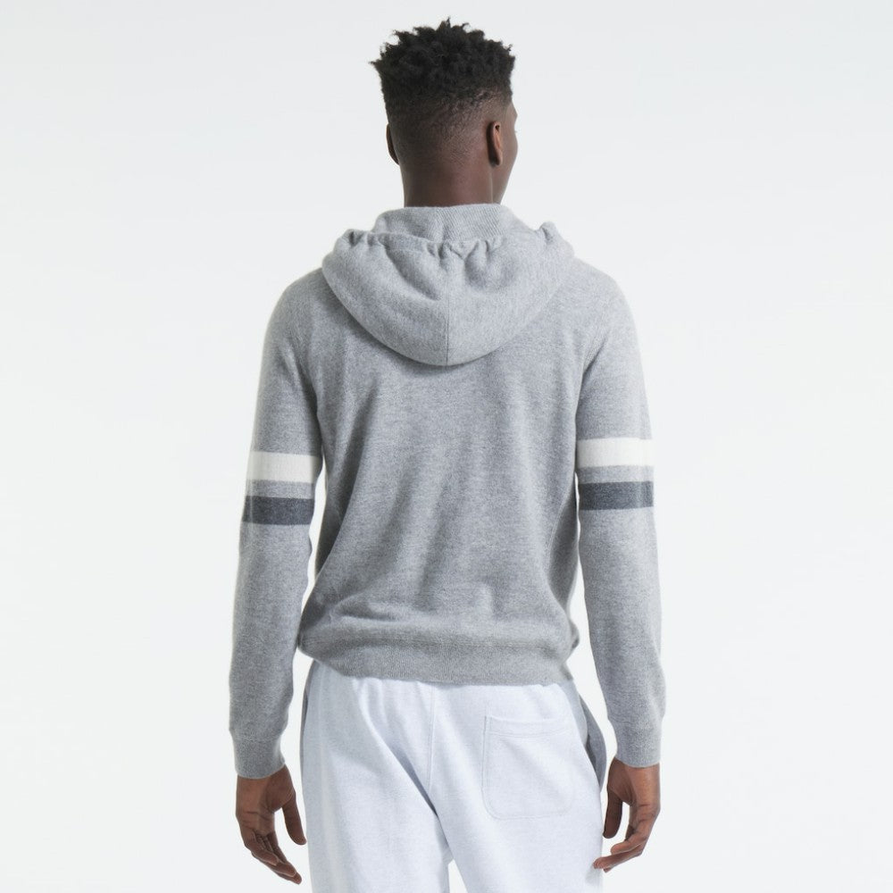 Los Angeles Kings Todd Snyder by Fanatics Cashmere Hooded Sweater Athletic Heather Gray