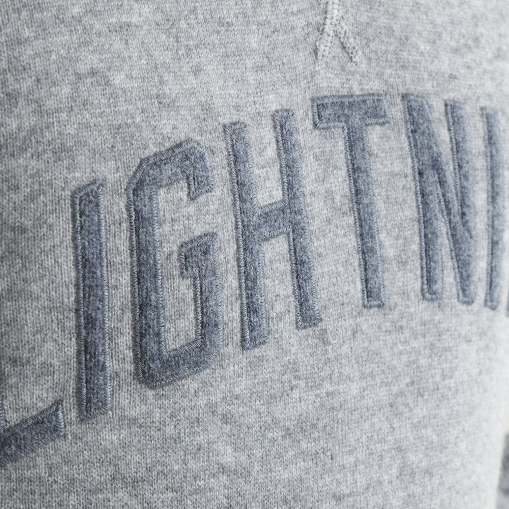 Tampa Bay Lightning Todd Snyder by Fanatics Cashmere Hooded Sweater Athletic Heather Gray