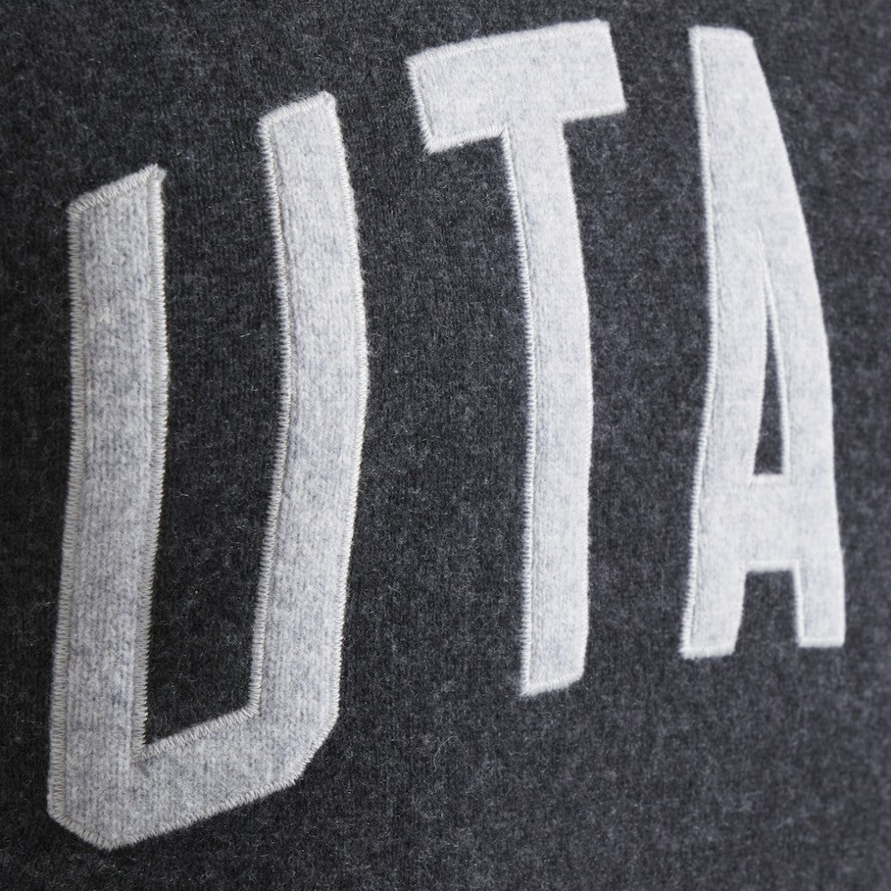 Utah Mammoth Todd Snyder by Fanatics Cashmere Hooded Sweater Heather Black