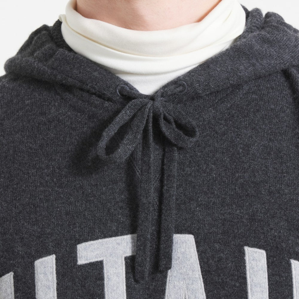 Utah Mammoth Todd Snyder by Fanatics Cashmere Hooded Sweater Heather Black