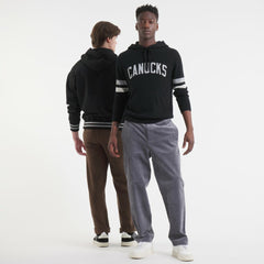 Vancouver Canucks Todd Snyder by Fanatics Cashmere Hooded Sweater Black