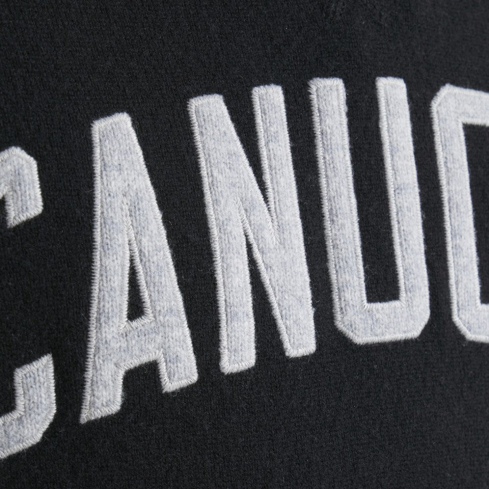 Vancouver Canucks Todd Snyder by Fanatics Cashmere Hooded Sweater Black