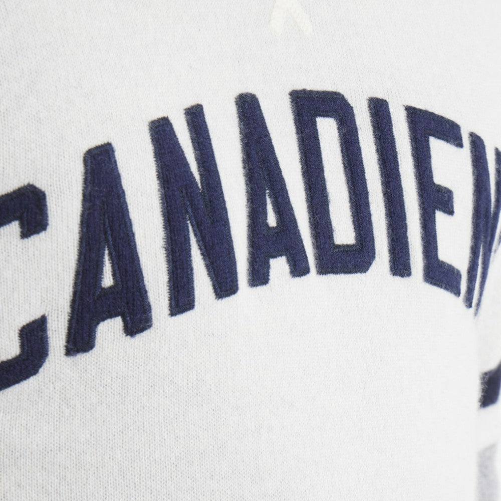 Montreal Canadiens Todd Snyder by Fanatics Cashmere Hooded Sweater Oatmeal