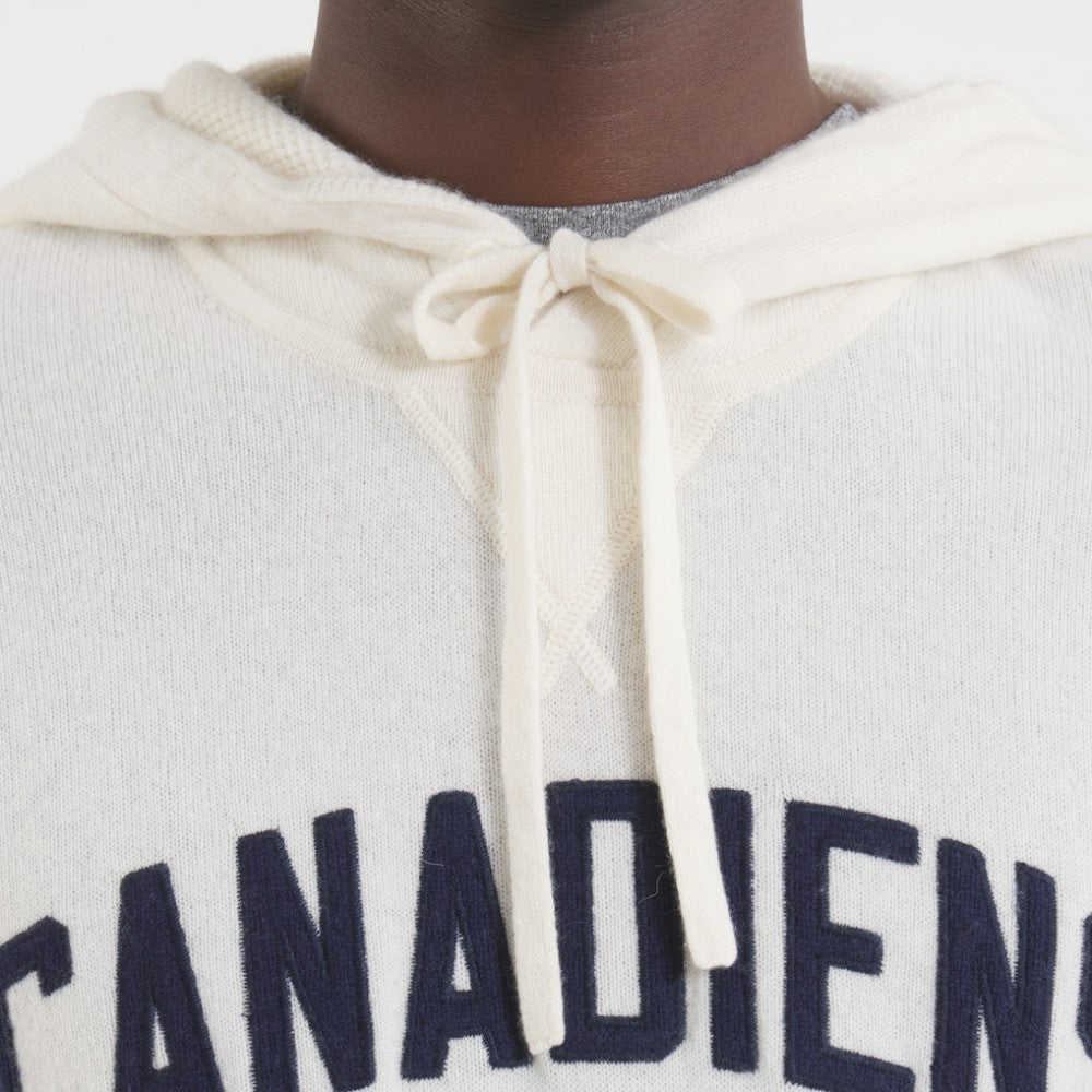 Montreal Canadiens Todd Snyder by Fanatics Cashmere Hooded Sweater Oatmeal