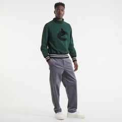 Vancouver Canucks Todd Snyder by Fanatics Relaxed Canadian Fleece Turtleneck Dark Green