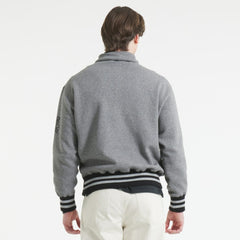 Chicago Blackhawks Todd Snyder by Fanatics Relaxed Canadian Fleece Turtleneck Dark Heather Gray