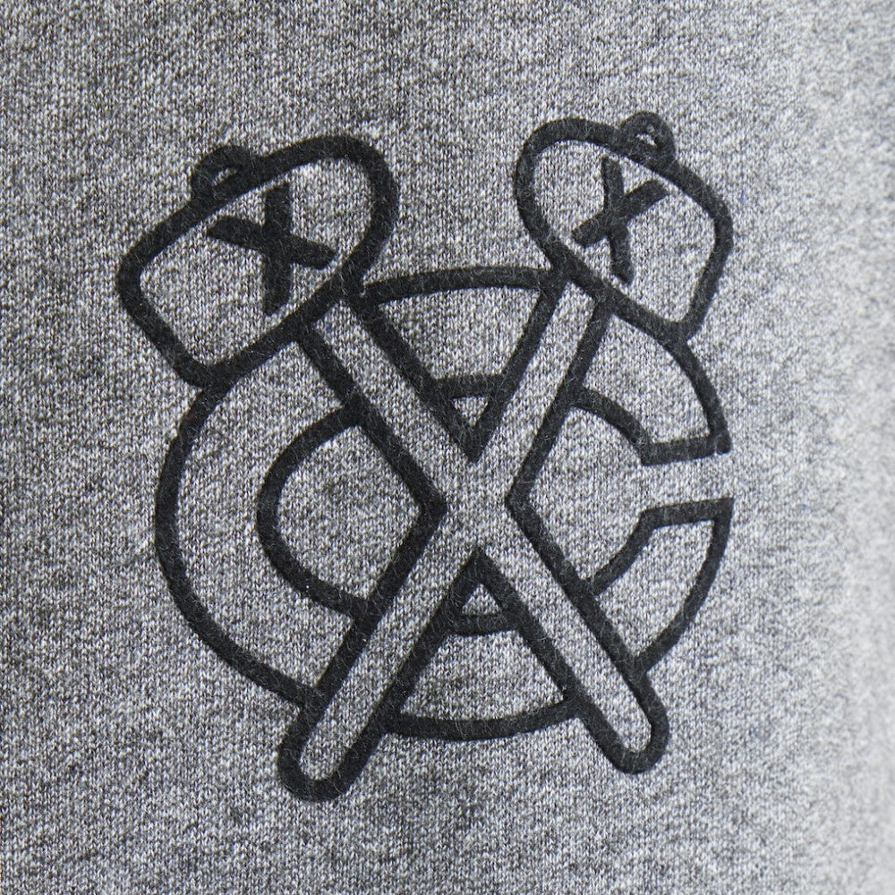 Chicago Blackhawks Todd Snyder by Fanatics Relaxed Canadian Fleece Turtleneck Dark Heather Gray