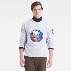 New York Islanders Todd Snyder by Fanatics Heavyweight Football Jersey Heather Gray