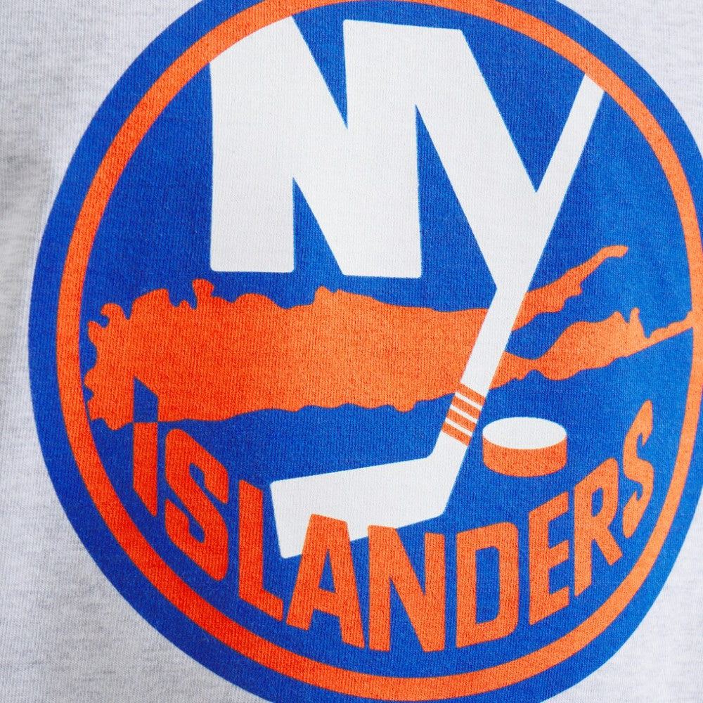 New York Islanders Todd Snyder by Fanatics Heavyweight Football Jersey Heather Gray