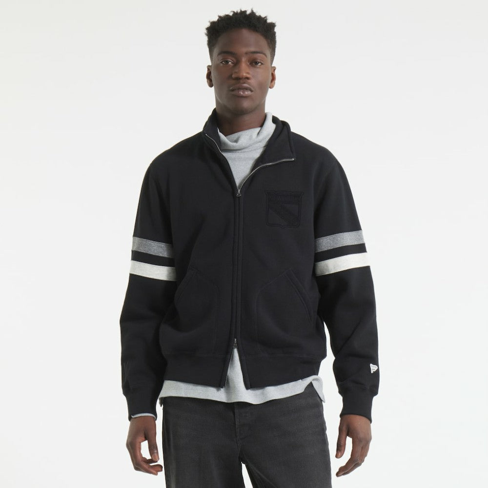 New York Rangers Todd Snyder by Fanatics Full-Zip Fleece Black