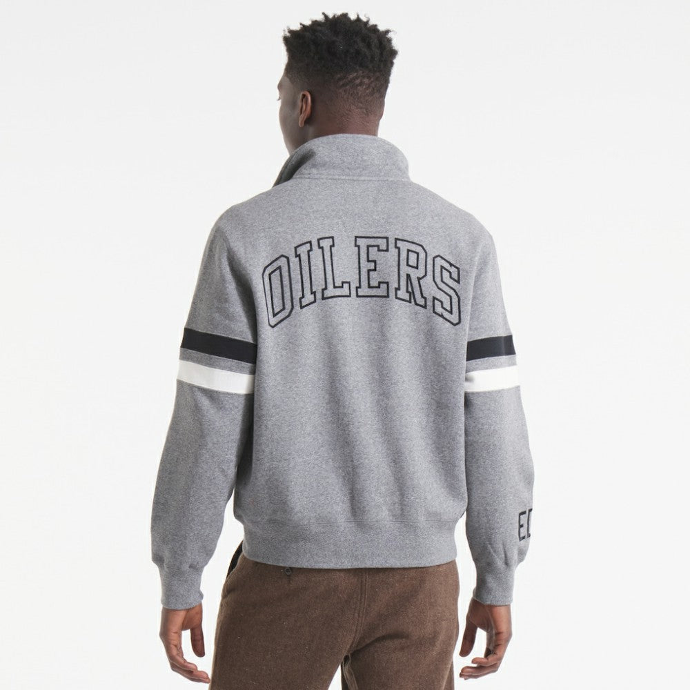 Edmonton Oilers Todd Snyder by Fanatics Full-Zip Fleece Dark Heather Gray