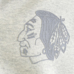 Chicago Blackhawks Todd Snyder by Fanatics Full-Zip Fleece Heather Gray