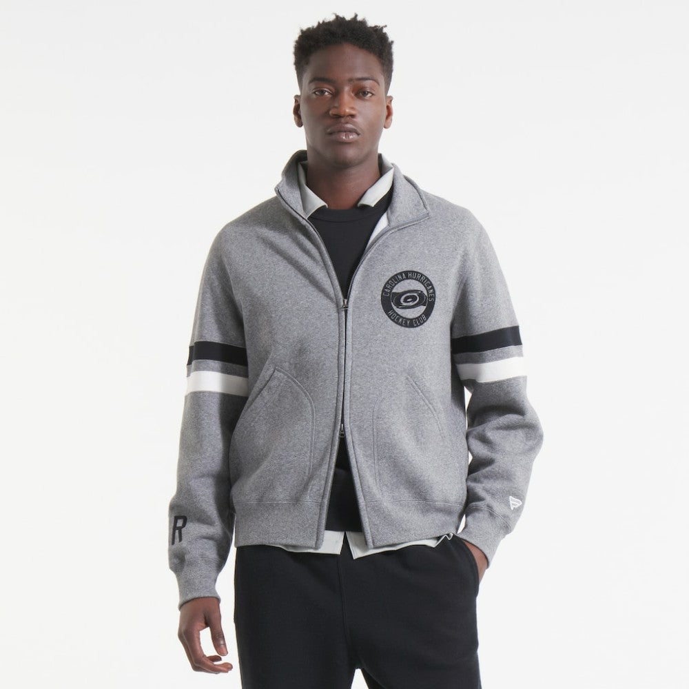 Carolina Hurricanes Todd Snyder by Fanatics Full-Zip Fleece Dark Heather Gray