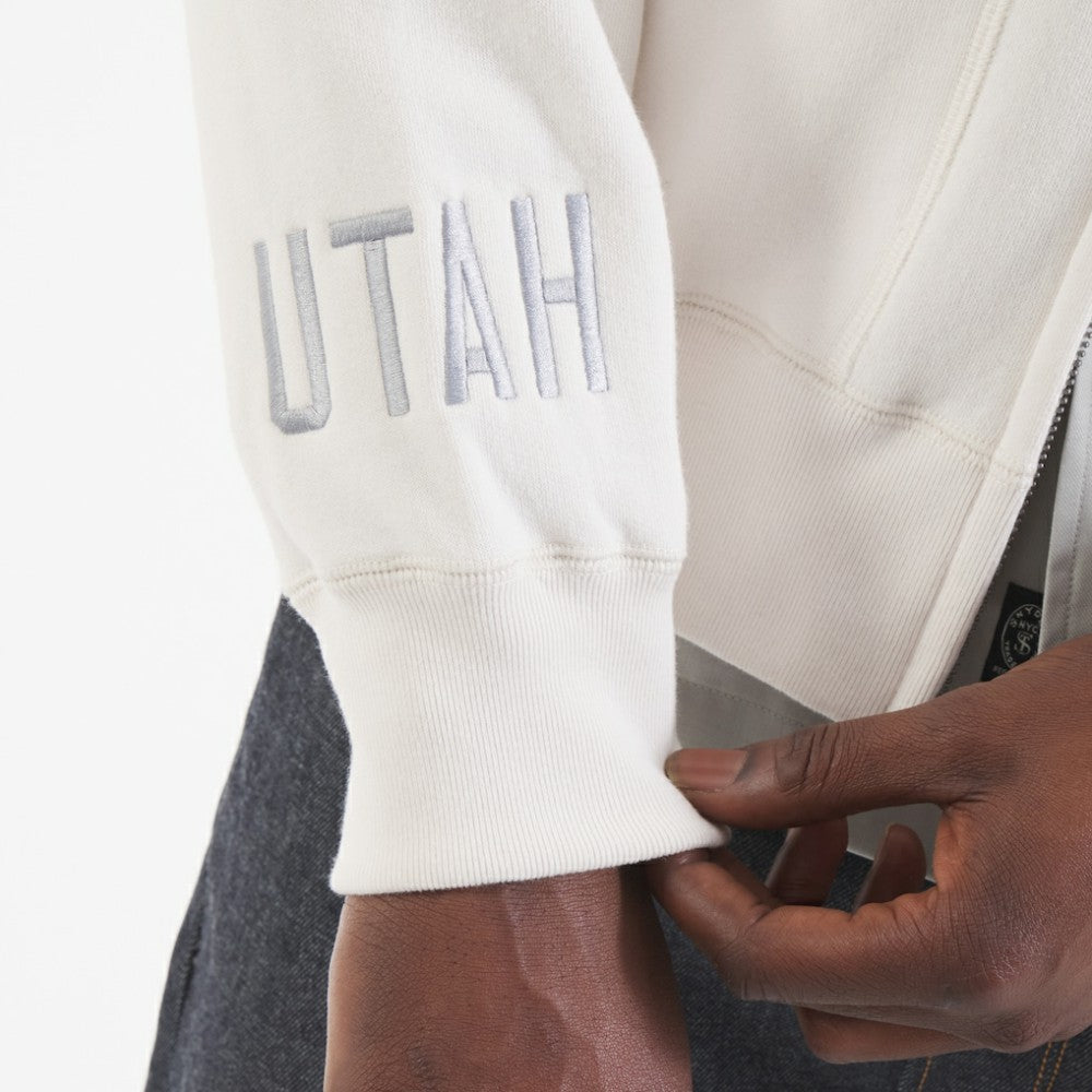 Utah Mammoth Todd Snyder by Fanatics Full-Zip Fleece White