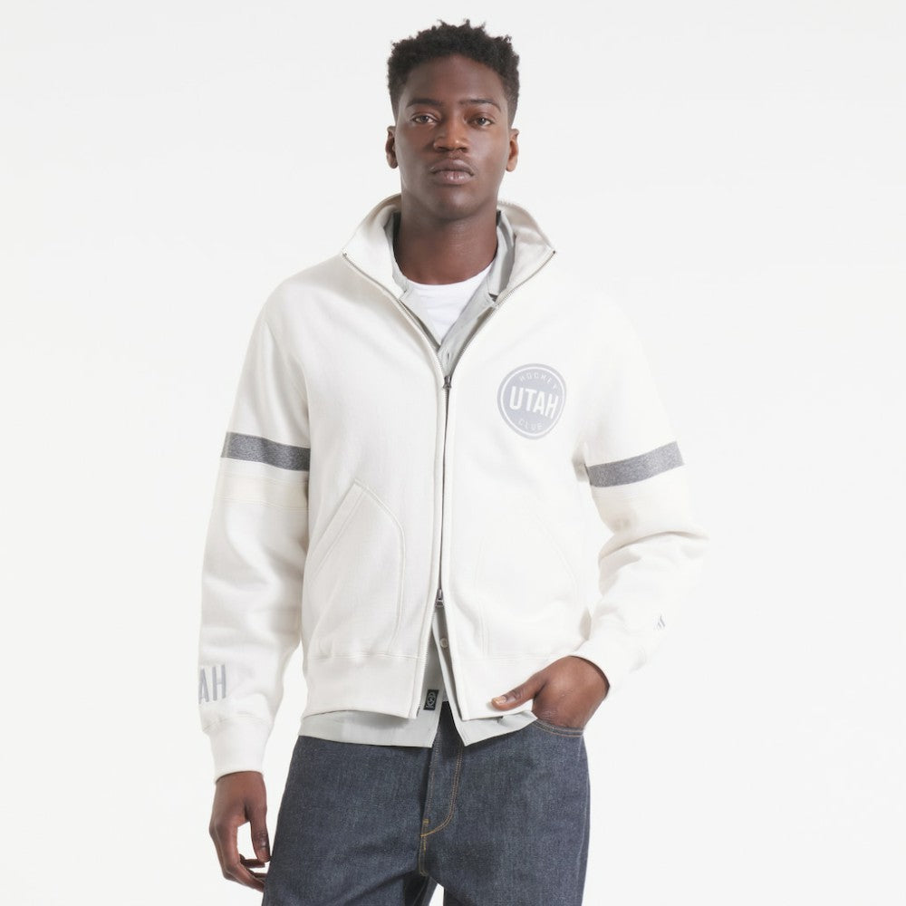 Utah Mammoth Todd Snyder by Fanatics Full-Zip Fleece White
