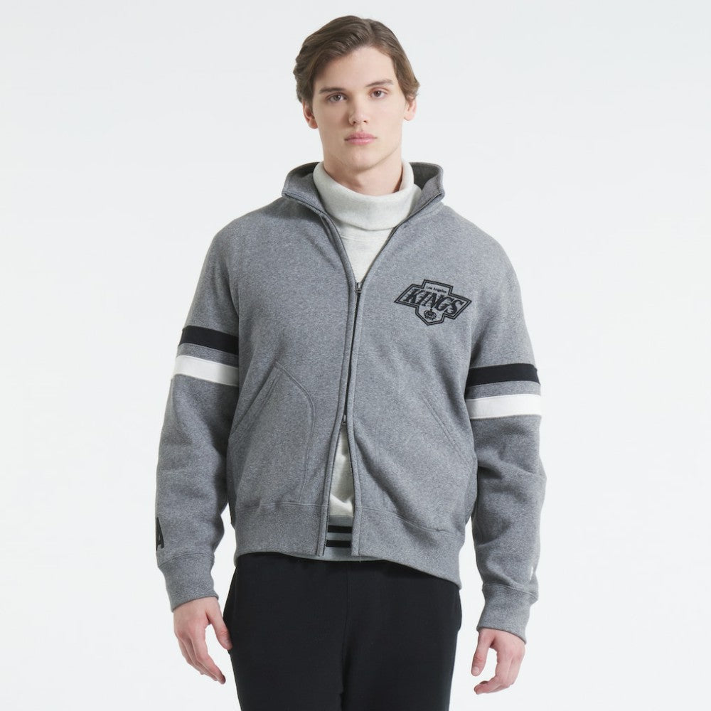 Los Angeles Kings Todd Snyder by Fanatics Full-Zip Fleece Dark Heather Gray
