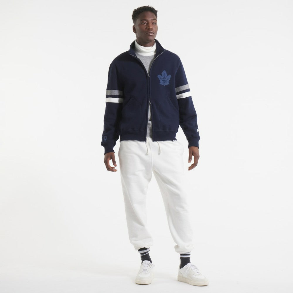 Toronto Maple Leafs Todd Snyder by Fanatics Full-Zip Fleece Navy