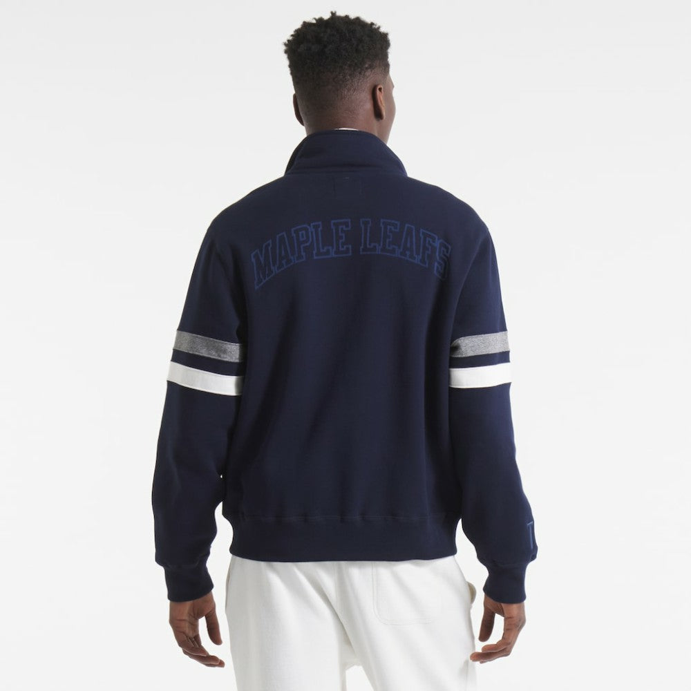 Toronto Maple Leafs Todd Snyder by Fanatics Full-Zip Fleece Navy