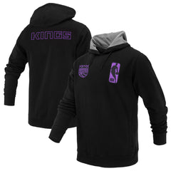 Sacramento Kings FISLL Unisex Logoman Shadow Collection Pullover Hoodie - Black on sale