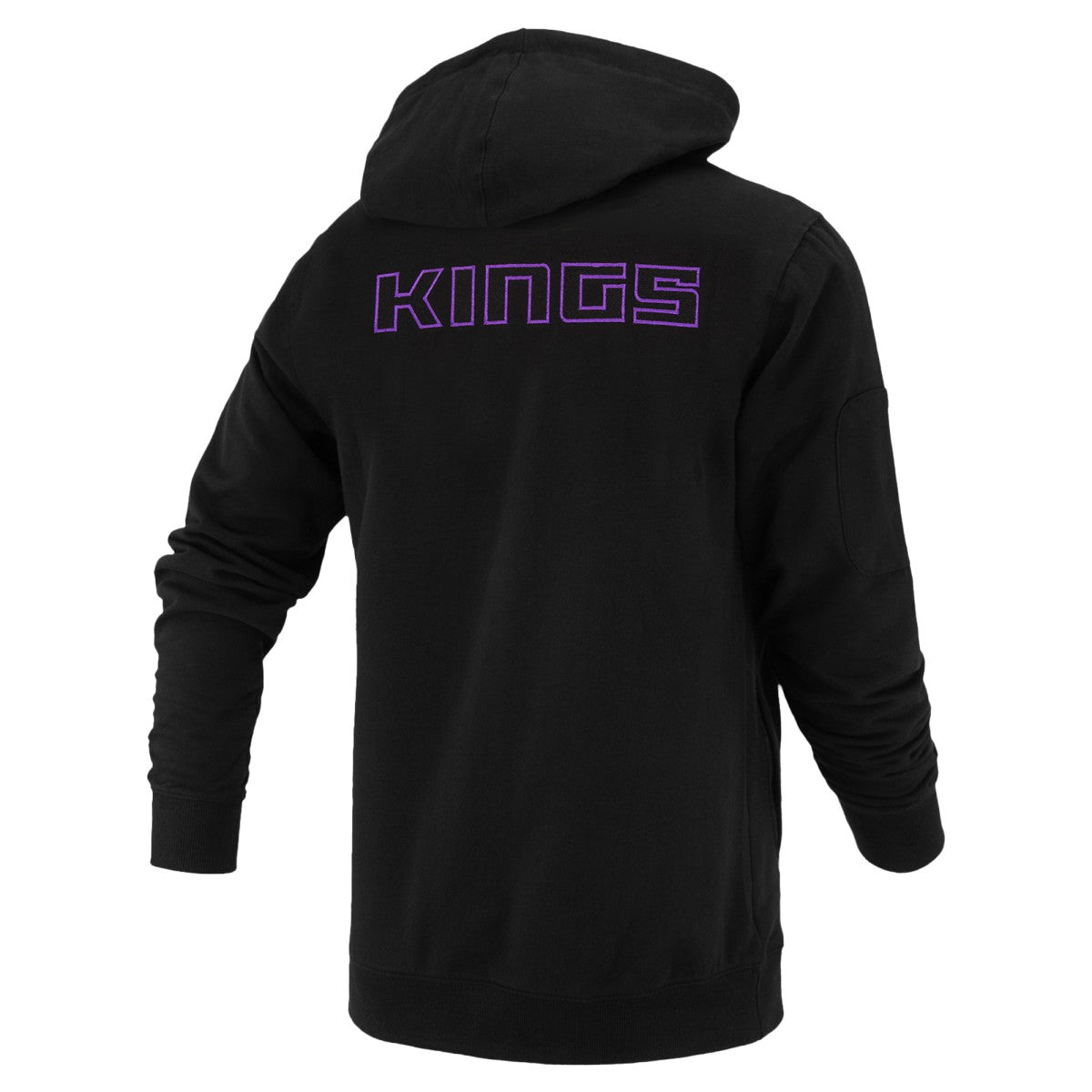 Sacramento Kings FISLL Unisex Logoman Shadow Collection Pullover Hoodie - Black on sale