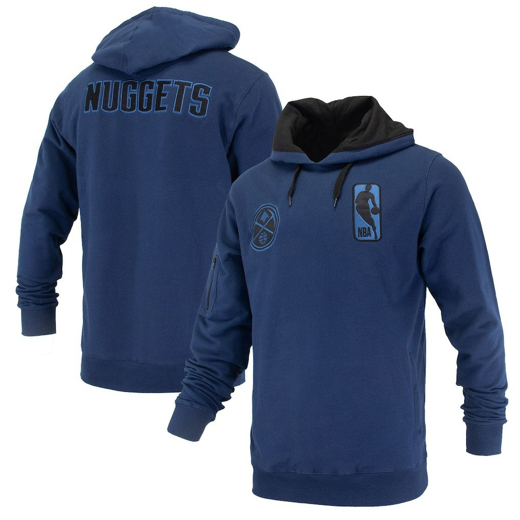 Denver Nuggets FISLL Unisex Logoman Shadow Collection Pullover Hoodie sale - Navy shop