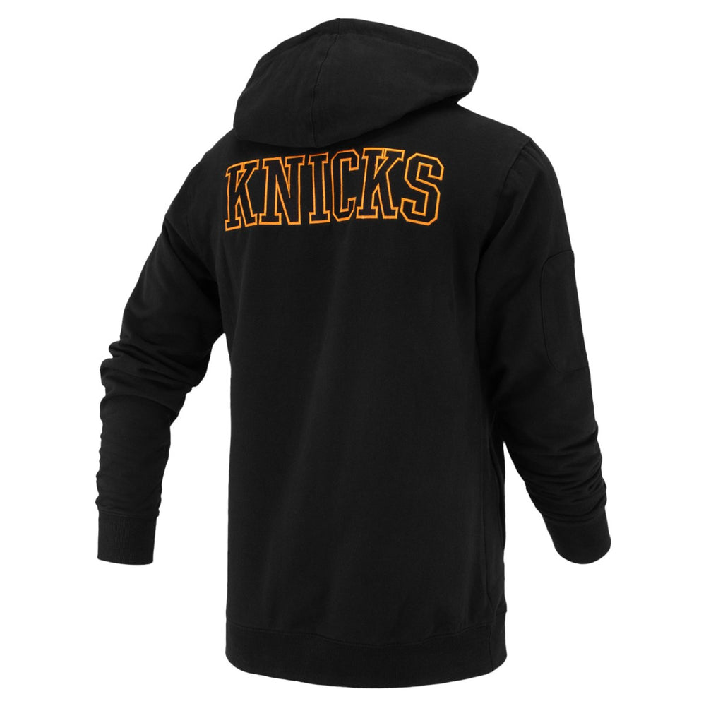 New York Knicks FISLL Unisex Logoman Shadow Collection Pullover Hoodie - Black sale