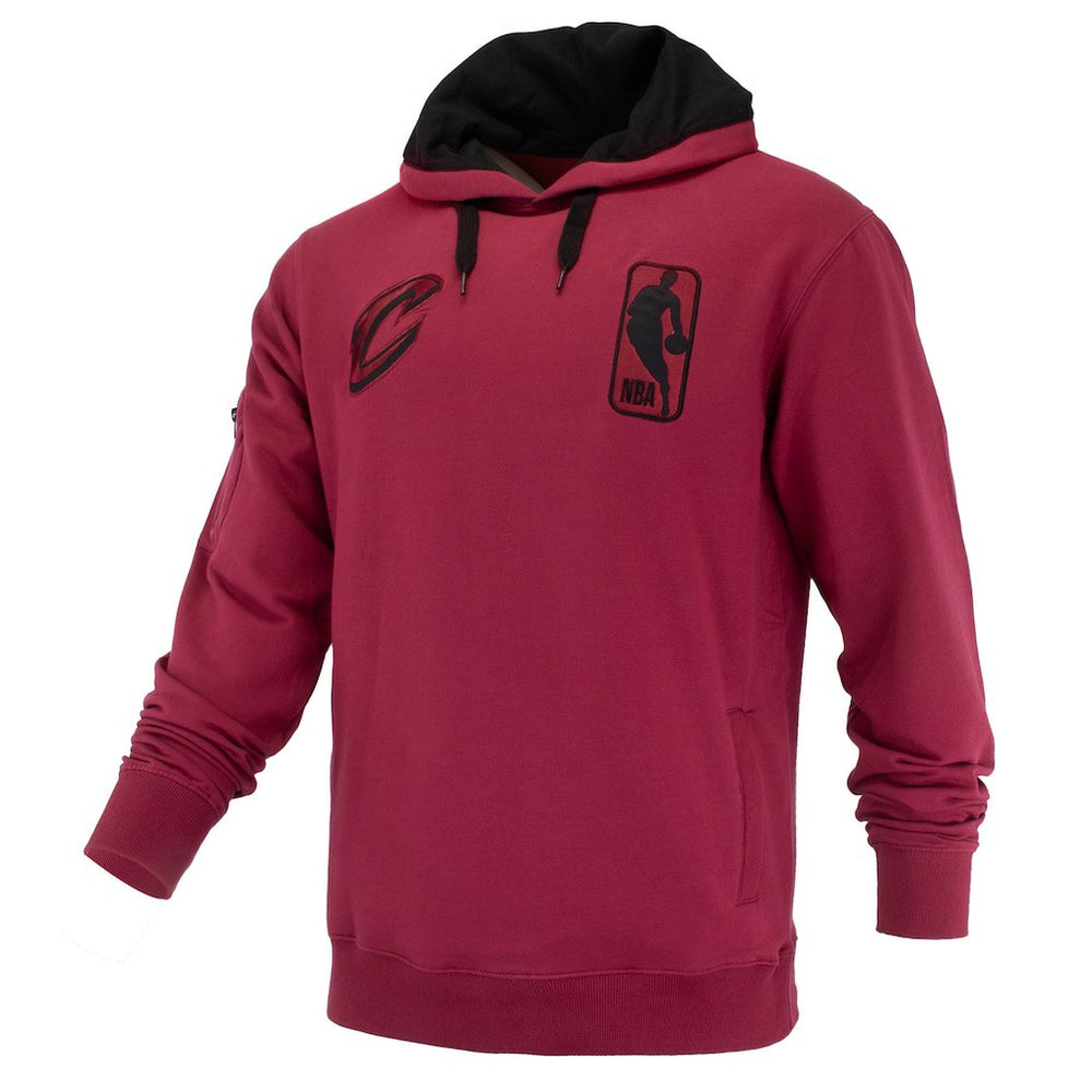 Cleveland Cavaliers FISLL Unisex Logoman Shadow Collection Pullover Hoodie sale - Wine online