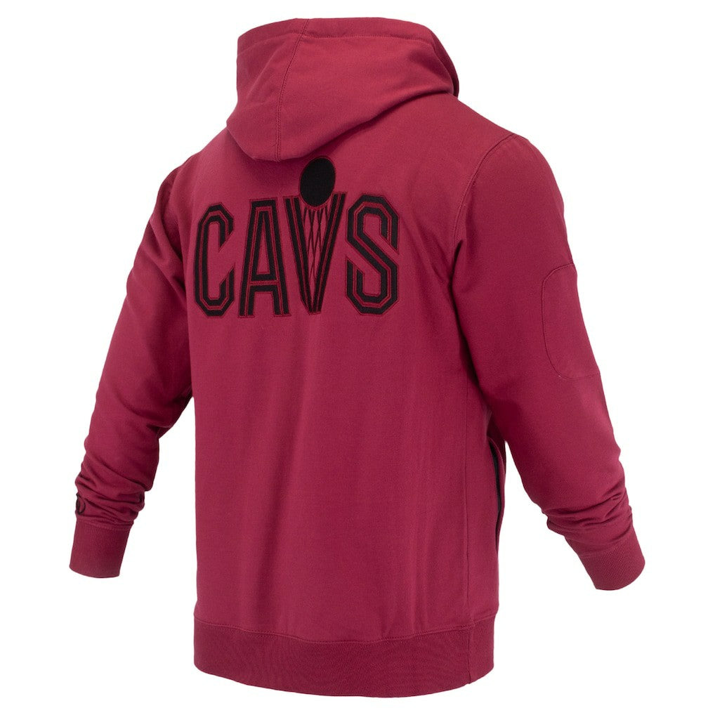 Cleveland Cavaliers FISLL Unisex Logoman Shadow Collection Pullover Hoodie sale - Wine online