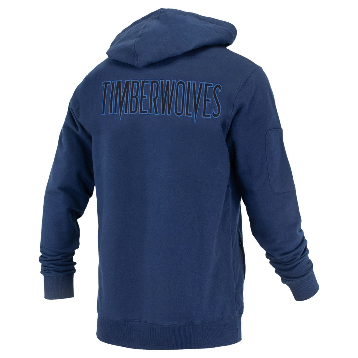 Minnesota Timberwolves FISLL Unisex Logoman Shadow Collection Pullover Hoodie - Navy cheap