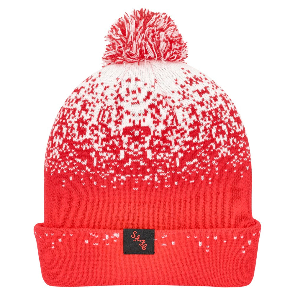 Sunderland Classics Ombre Cuffed Pom Beanie / Red / Kids sale