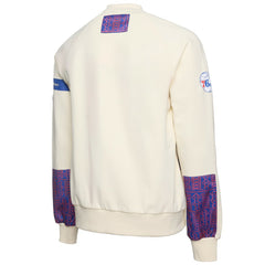 Philadelphia 76ers NBA x Two Hype Culture & Hoops Collection Premium Pullover Sweatshirt - Cream cheap