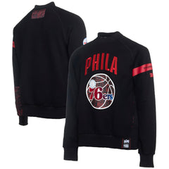Philadelphia 76ers NBA x Two Hype Culture & Hoops Collection Premium Pullover Sweatshirt - Black discount