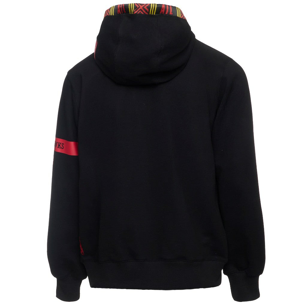 Atlanta Hawks NBA x Two Hype Culture & Hoops Collection Premium Pullover Hoodie - Black shop