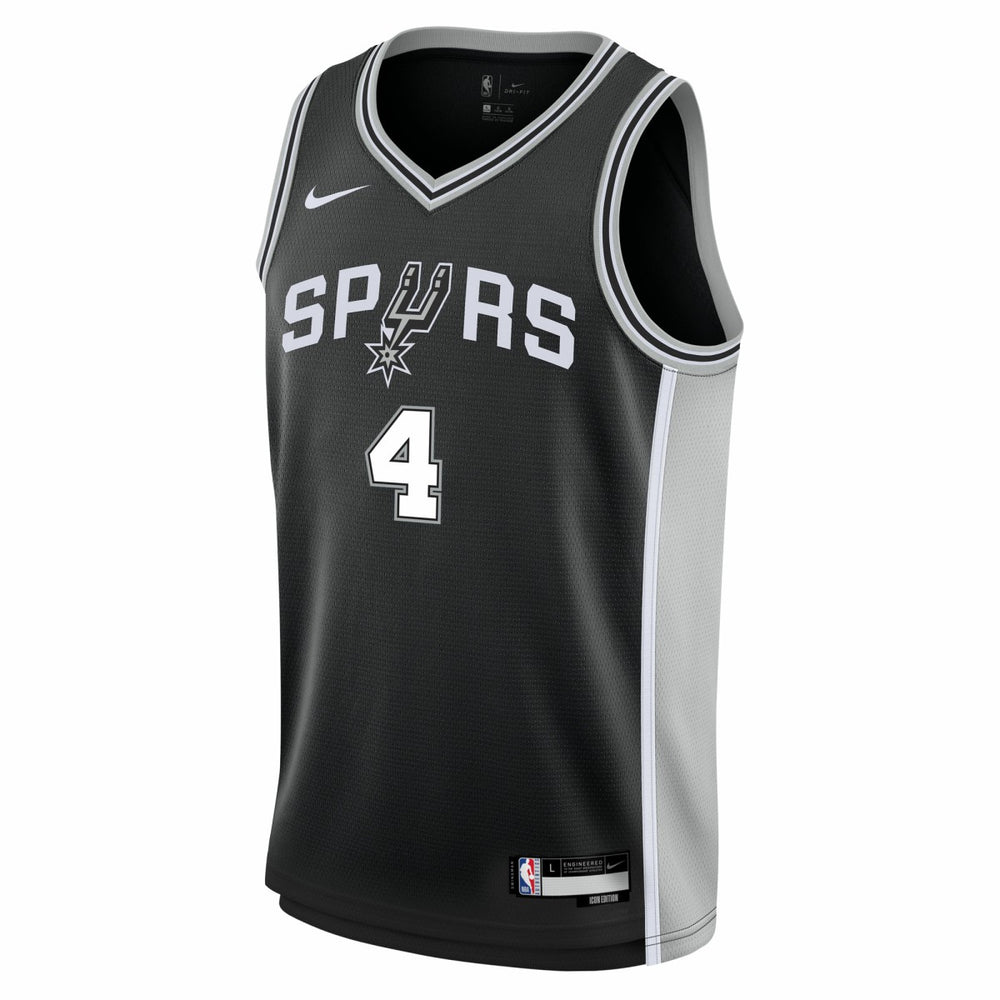 De'Aaron Fox San Antonio Spurs Youth Swingman Jersey - Icon Edition - Black | Nike sale