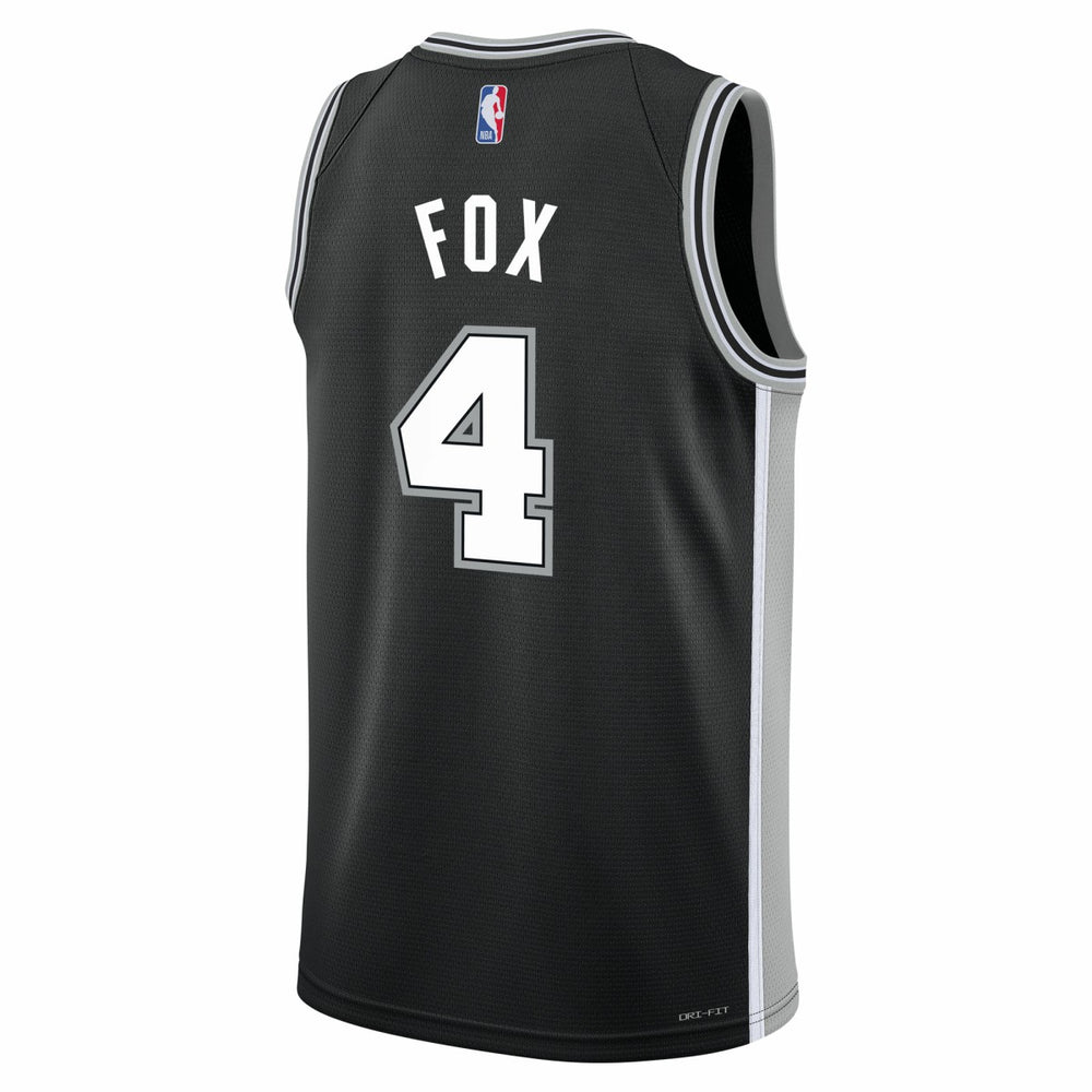 De'Aaron Fox San Antonio Spurs Youth Swingman Jersey - Icon Edition - Black | Nike sale