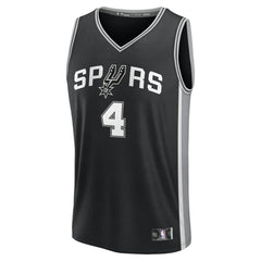 De'Aaron Fox San Antonio Spurs Youth Fast Break Replica Player Jersey - Icon Edition - Black | Fanatics cheap