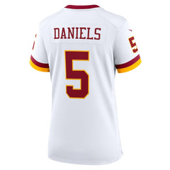 Jayden Daniels Washington Commanders Women's Game Super Bowl Era Jersey - White | Nike for sale