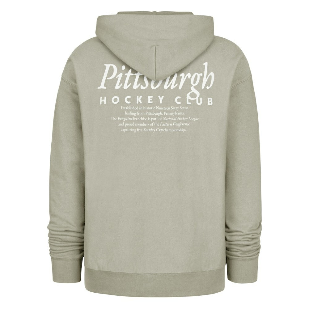 Pittsburgh Penguins '47  Foundation Pullover Hoodie Gray