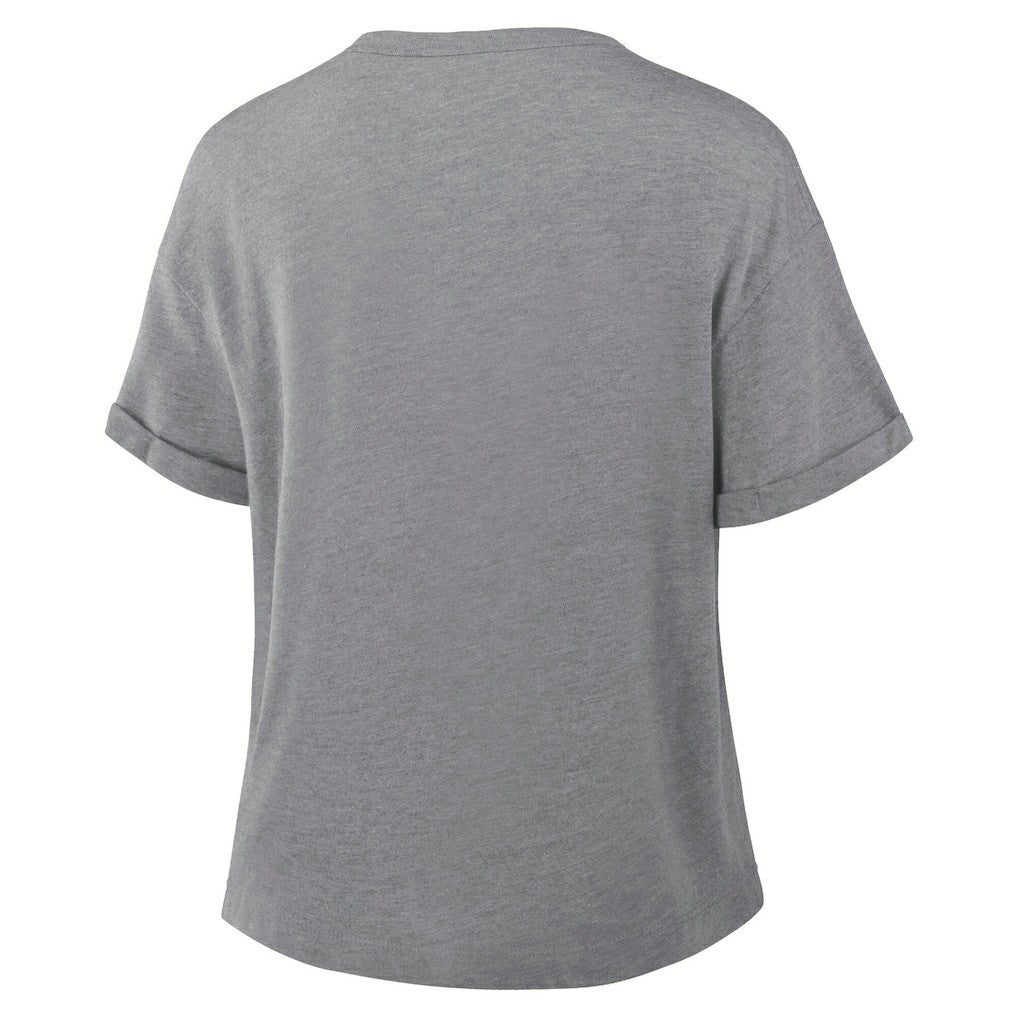 Philadelphia Eagles Women's Tribute Tri-Blend Boxy T-Shirt - Heather Gray cheap