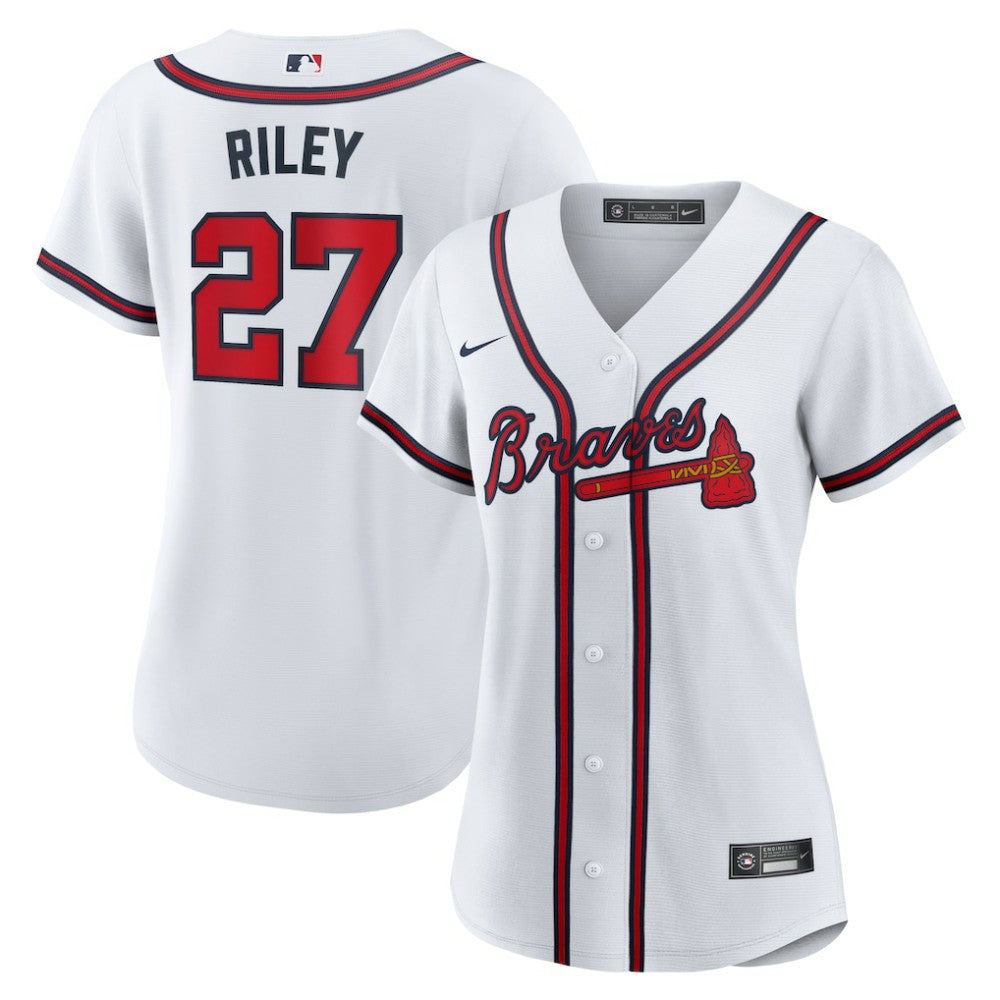 Austin Riley Atlanta Braves Women's Home Replica Jersey - White | Nike