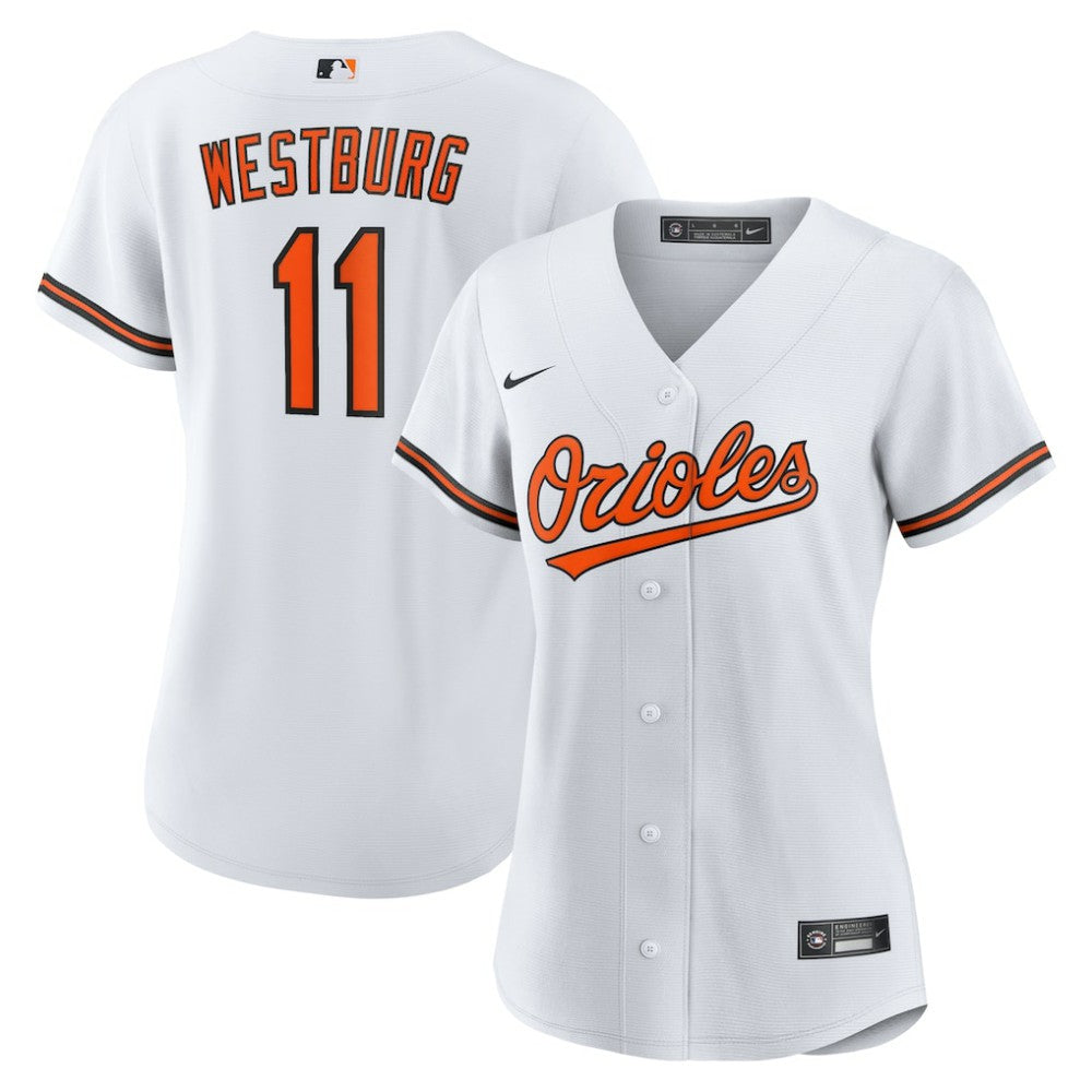 Jordan Westburg Baltimore Orioles Women's Home Replica Jersey - White | Nike