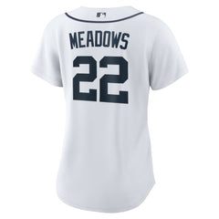 Parker Meadows Detroit Tigers Women's Home Replica Jersey - White | Nike